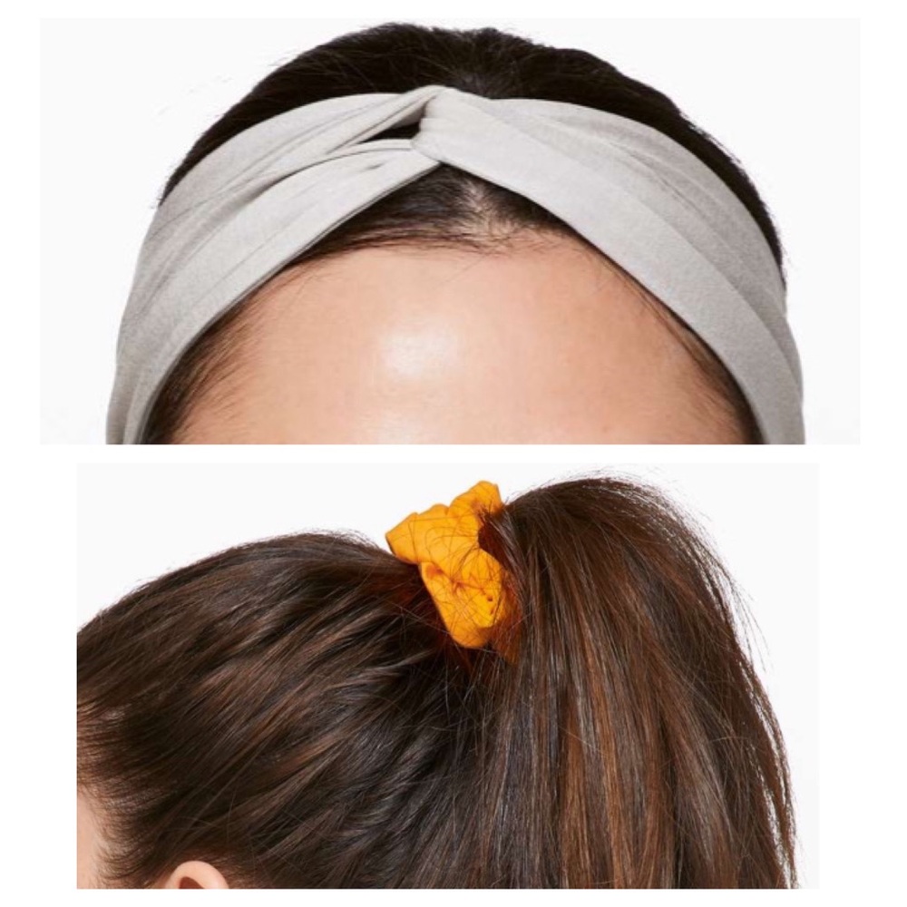Unused Bundle: Lululemon Accessories: All Night Headband & Uplifting Scrunchie